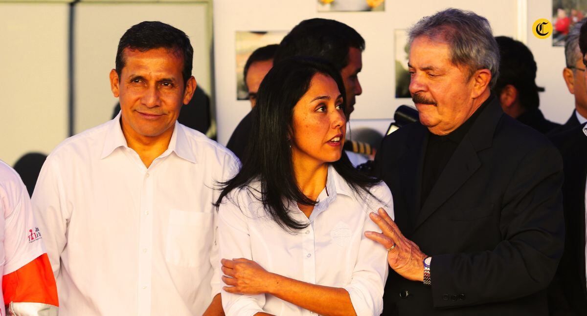 Ollanta Humala, Nadine Heredia y Lula da Silva durante una visita de este al Perú. Foto: GEC / Archivo