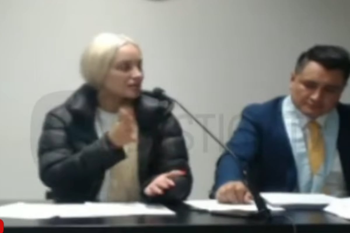 Sobre la modelo recae un pedido de extradición a Bélgica por delitos de trata de personas, robo y más | Foto: Latina TV (Captura) / Composición EC