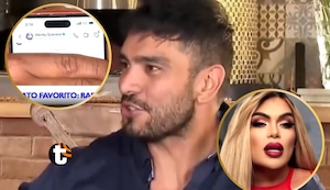 Rafael Cardozo revela que habla siempre con Wendy Guevara y muestra chats: “Es un amor”