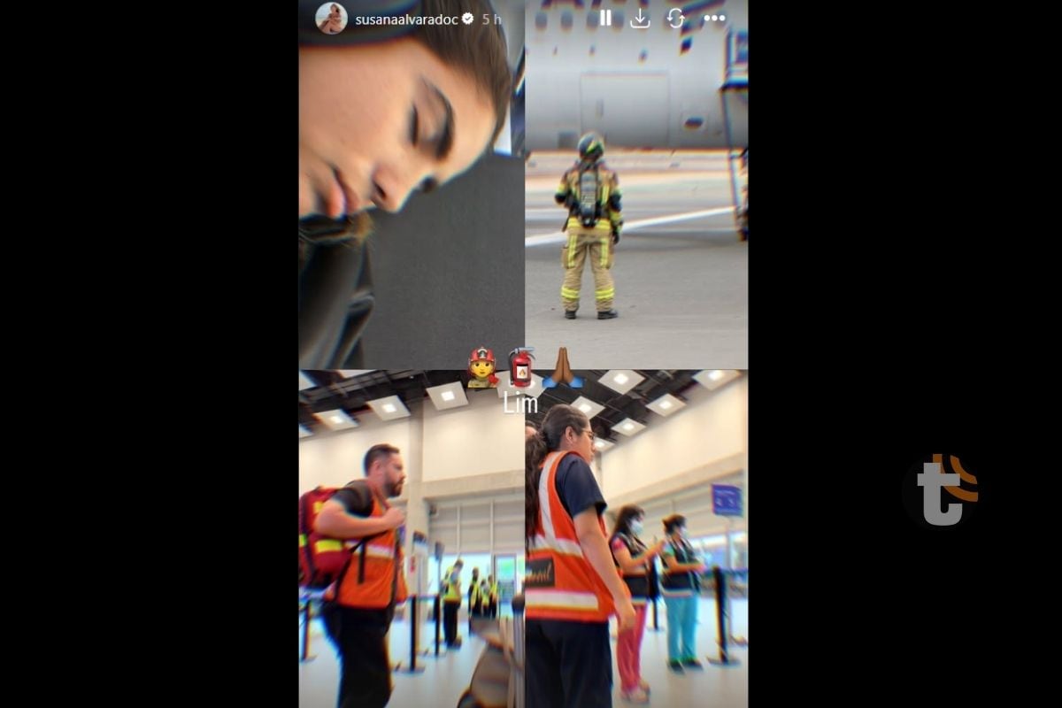 Susana Alvarado pudo abordar nuevo vuelo rumbo a PIura (foto: @susanaalvaradoc)