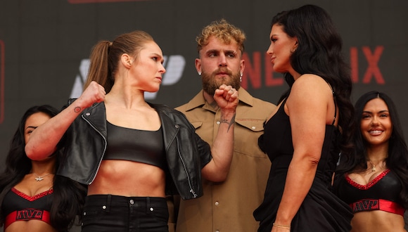 TROME | Conferencia Ronda Rousey vs Gino Carano. (Netflix Sports)