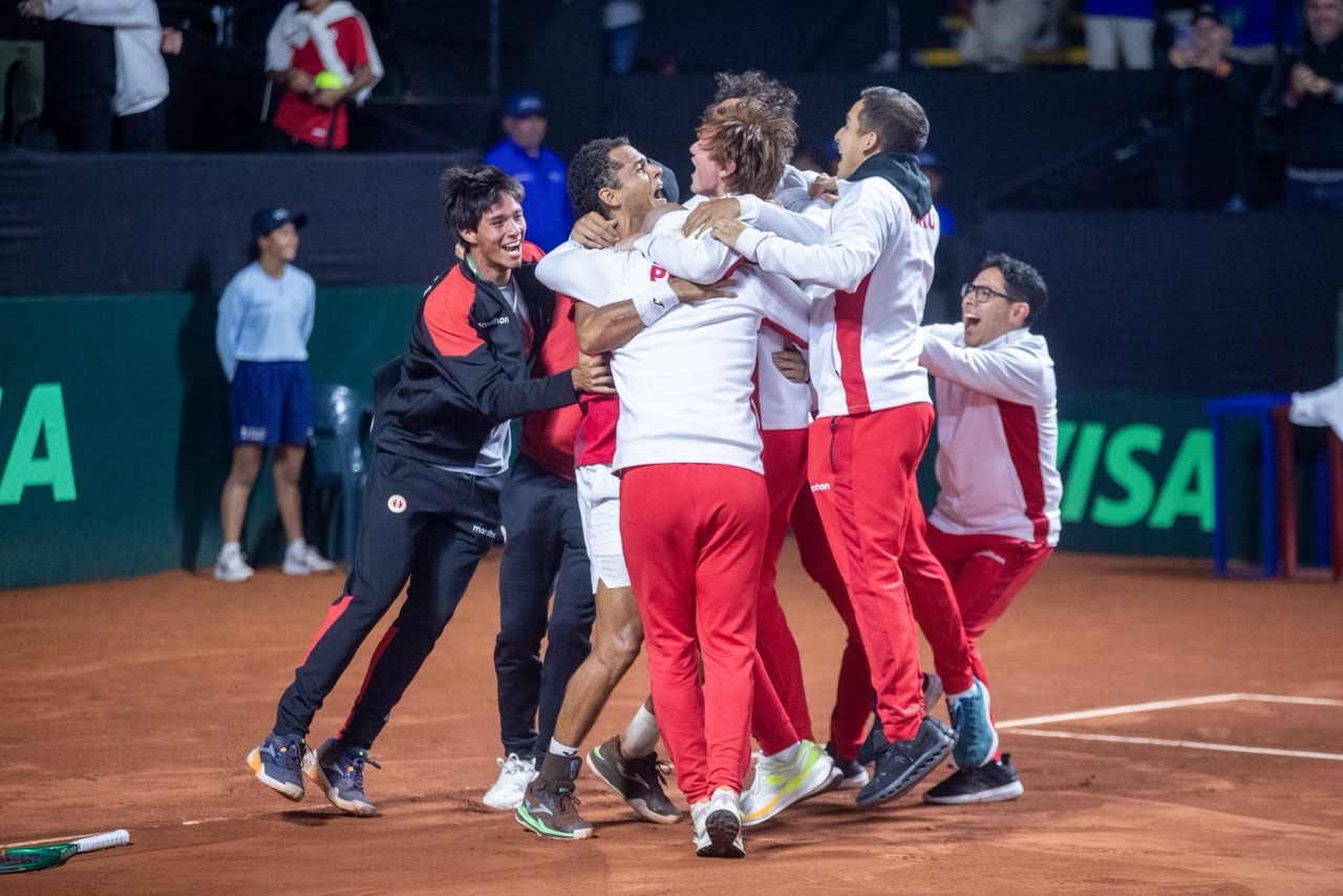 El equipo peruano se impuso 3-2 a Paraguay y clasificó a los Qualifiers de la Copa Davis. (Foto: Fernando Sangama / @photo.gec)
