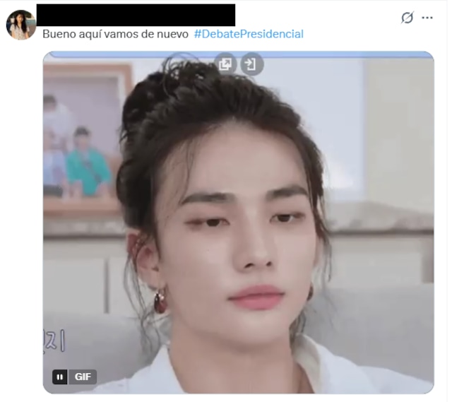 Meme tras el debate presidencial entre Keiko Fujimori y Roberto Sánchez.