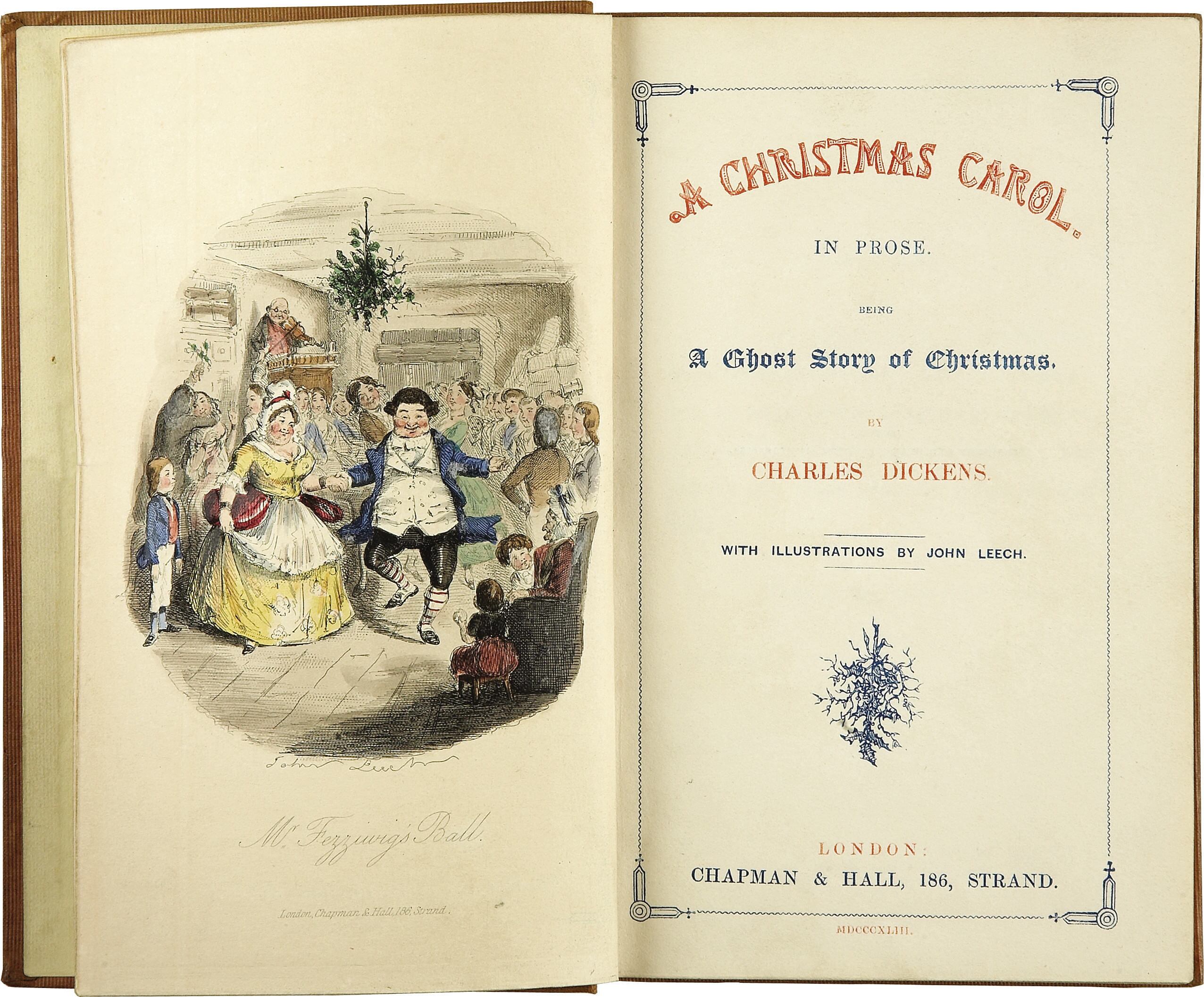 La primera edición de "A Christmas Carol" (Foto: Chapman & Hall)