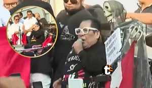 Cachuca se une a la marcha por la seguridad y brinda concierto frente al Congreso: “No tenemos miedo”