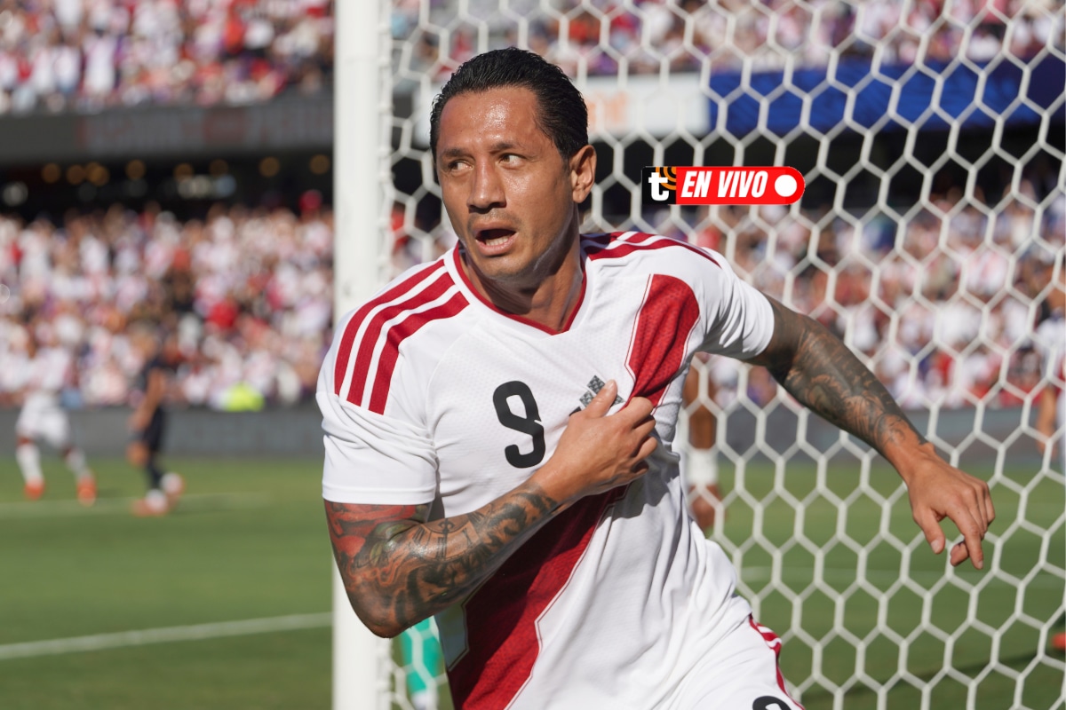 Selección peruana vs. México en Nueva Jersey. (Foto: EFE)