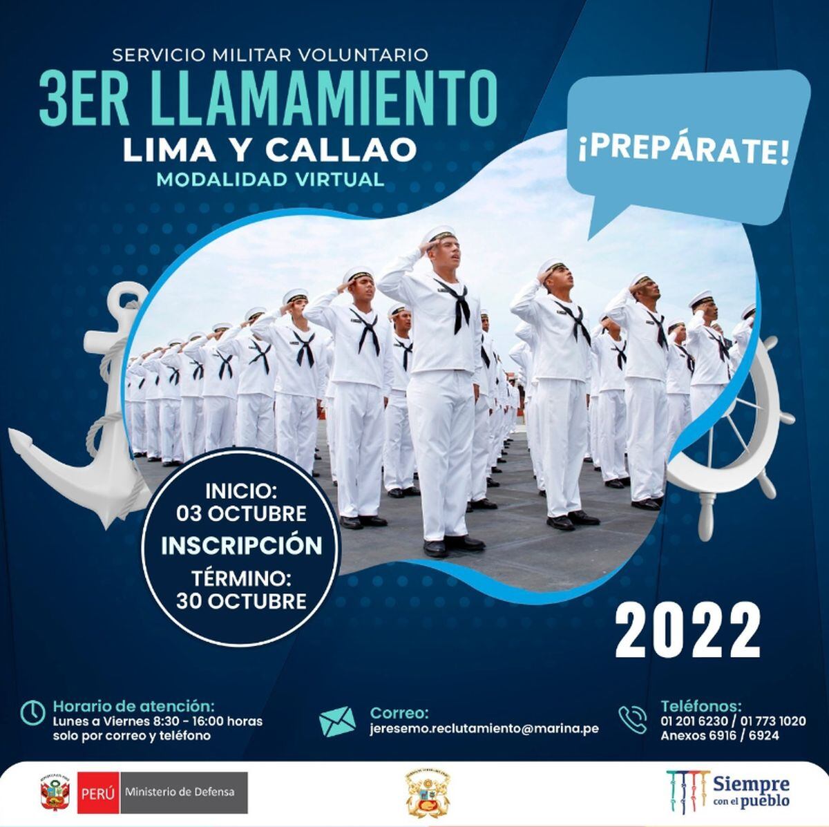 Conoce los plazos si quieres ingresar a la Marina como grumete (Foto: Marina de Guerra del Perú)