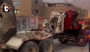 Lurigancho-Chosica: camión mezclador se estrella sobre vivienda y hermanos se salvan de milagro