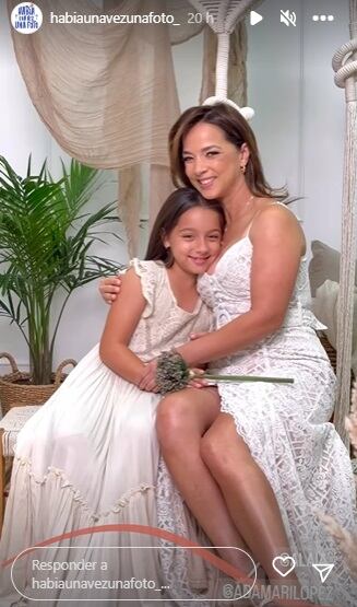 La puertorriqueña junto a su pequeña Alaïa (Foto: Adamari López / Instagram)