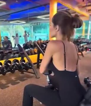 Ana Paula Consorte en el gimnasio