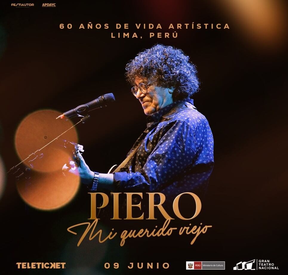 Piero regresa a Lima para un show especial por el Día del Padre.