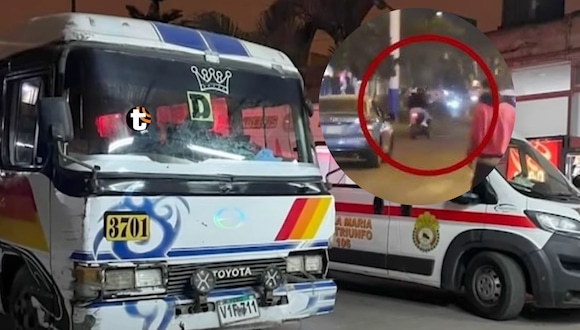 TROME | Sujeto dispara a chofer de 'Línea D' tras presunta discusión en SJM. Video: Panamericana