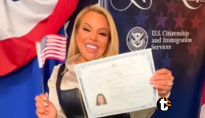 Josetty Hurtado celebra su ciudadanía americana, en medio de la polémica por su citación ante la Fiscalía