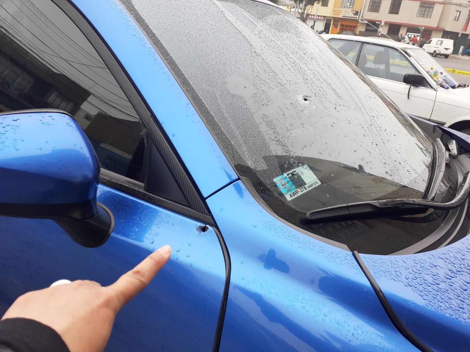 Extranjero fue a cometer un asesinato y terminó asesinado a balazos. (fotos: Mónica Rochabrum/trome)