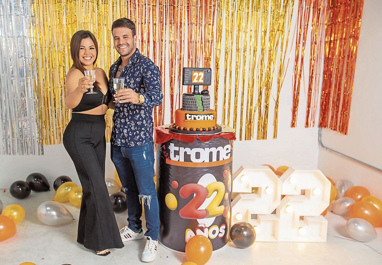 Estrella Torres y su novio Kevin Salas. (Foto: Trome)