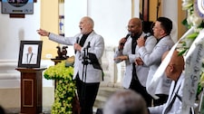 El Gran Combo despidió a Rafael Ithier con emotiva ceremonia en la catedral San Juan Bautista | VIDEO