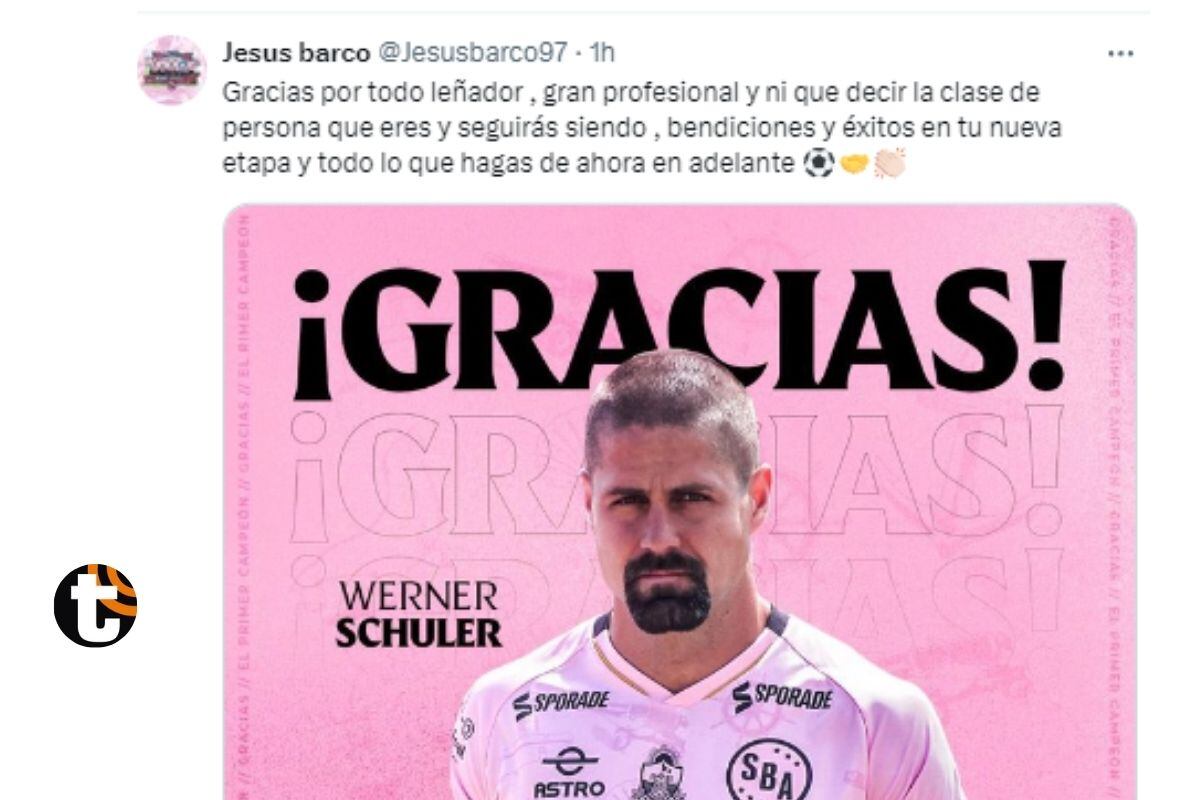 Jesús Barco dedicó palabras a su compañero en Sport Boys (@jesusbarco97)