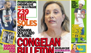 CONGELAN BILLETÓN DE DINA
