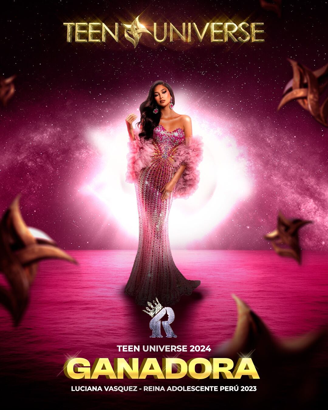 Ella se coronó como la adolescente más hermosa del planeta el pasado 27 de abril en una espectacular ceremonia en República Dominicana, donde impresionó por su belleza, actitud y elegancia, así como por el encanto propio de la mujer peruana