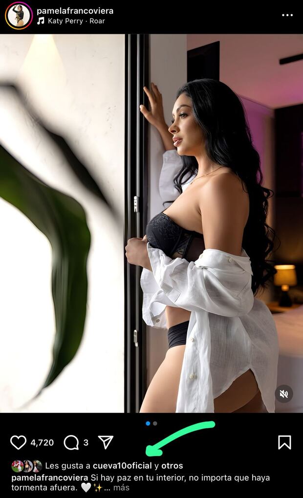 Pamela Franco sube foto sensual