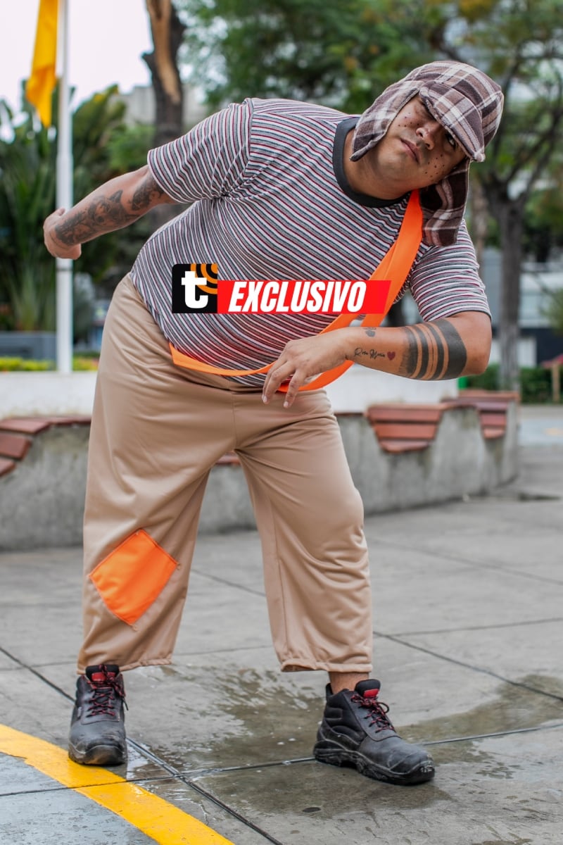 Chavito del 8 peruano es taxista. Foto: Julio Reaño / Trome.