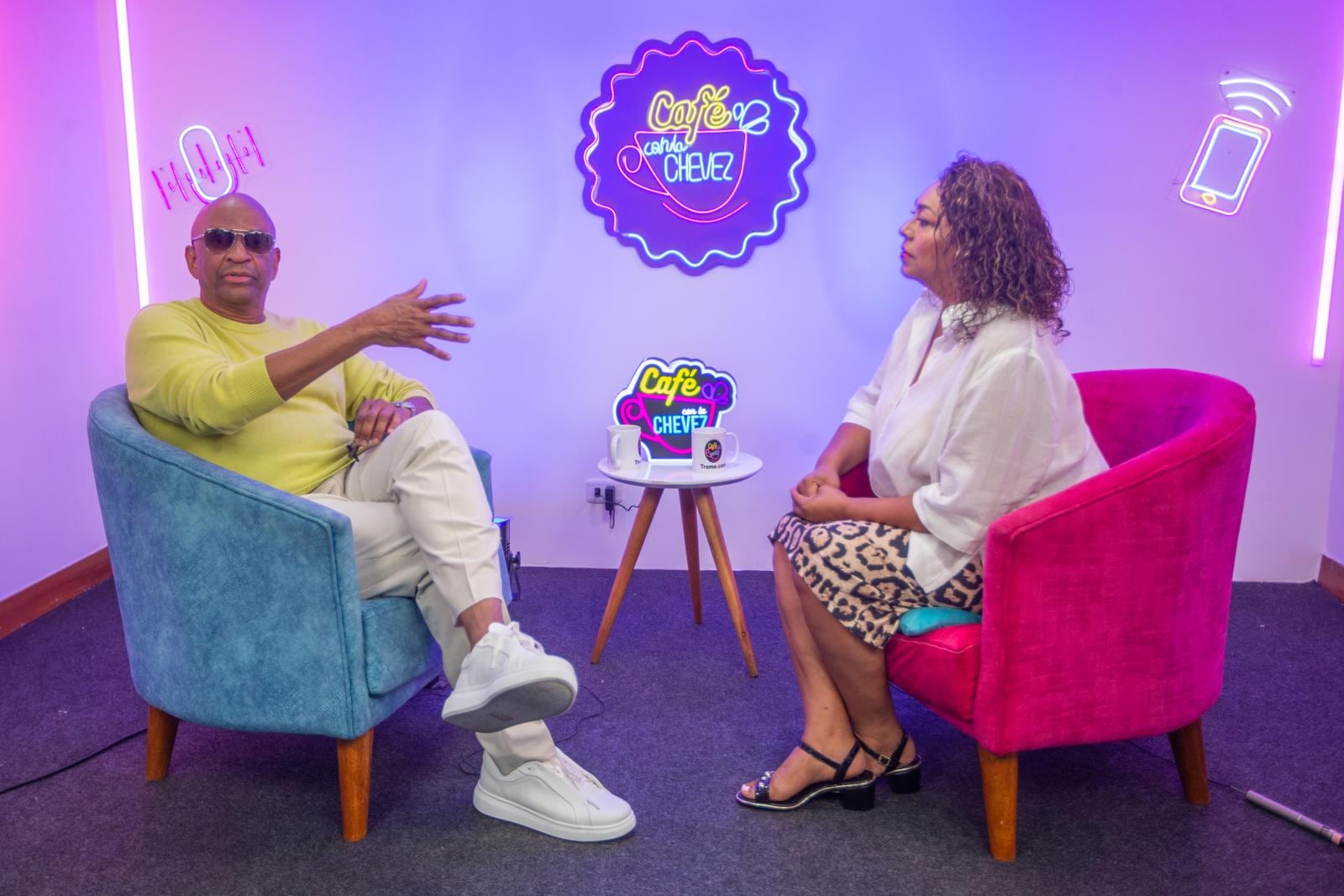 Sergio George en el Café con la Chevez. Foto: Mario Zapata / @photo.gec