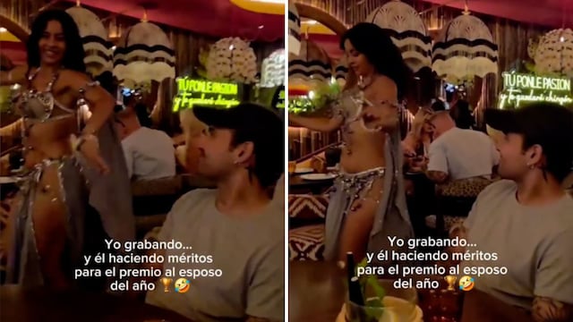 ¡Lo puso en aprietos! Joven le baila a Ezio Oliva y Karen Schwarz reacciona con divertido comentario