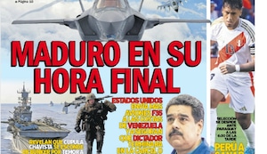 MADURO EN SU HORA FINAL