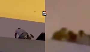 ¡De terror! Hombre ataca con cuchillo al padre de las hijas de su pareja y luego amenaza con lanzarse de un cuarto piso en SMP