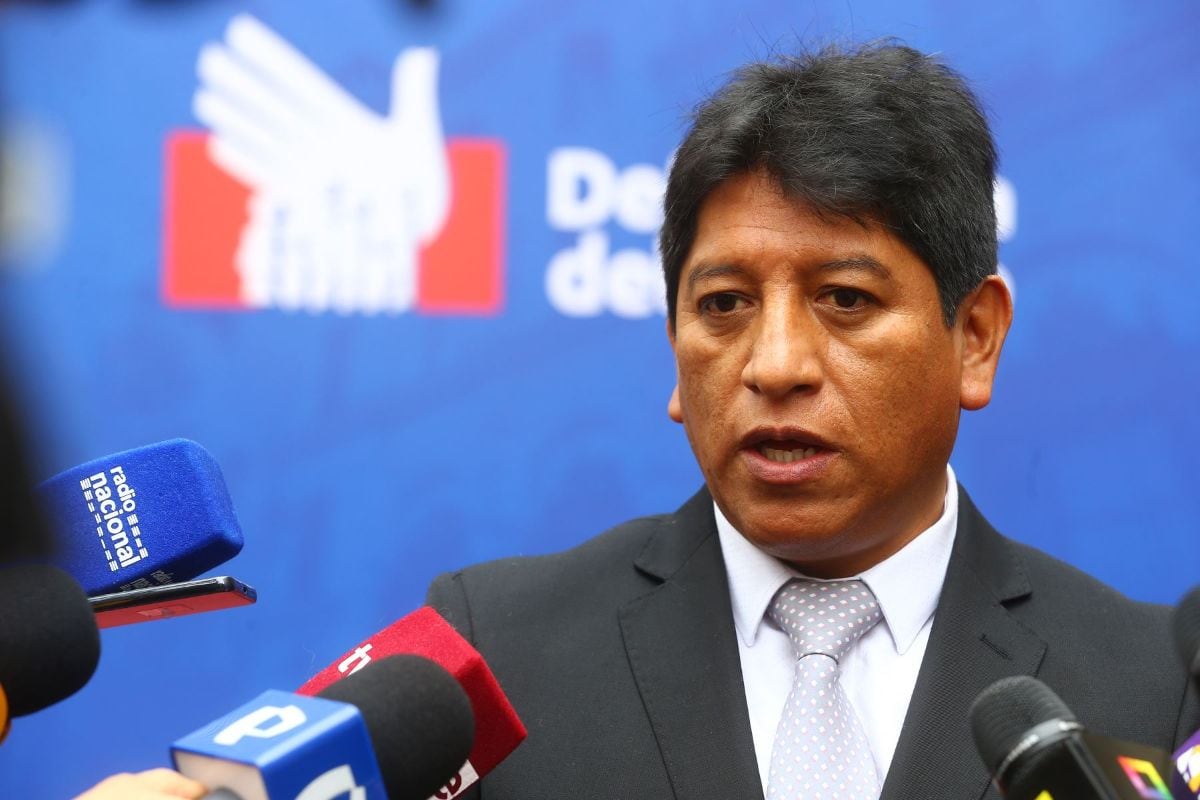 El defensor del Pueblo, Josué Gutiérrez. Foto: Andina.