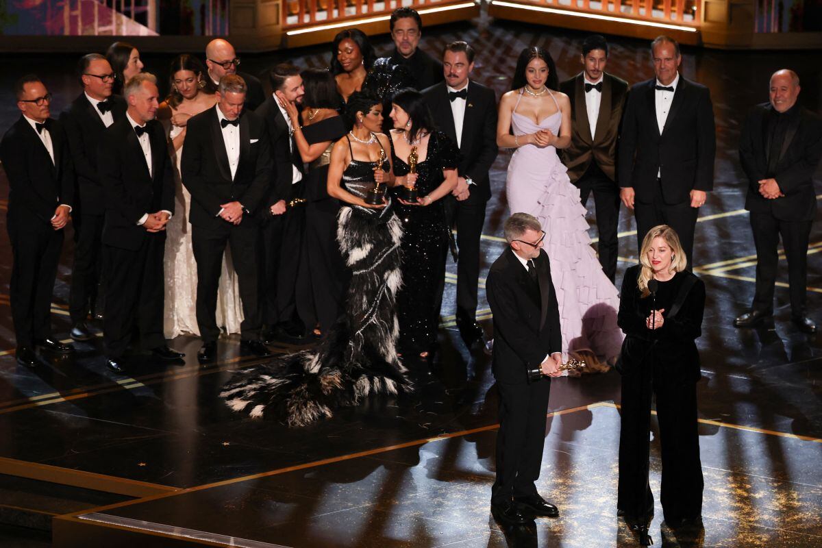 "One Battle After Another" se lleva el Oscar a Mejor Película en los 98th Academy Awards. (Foto: Patrick T. Fallon / AFP)