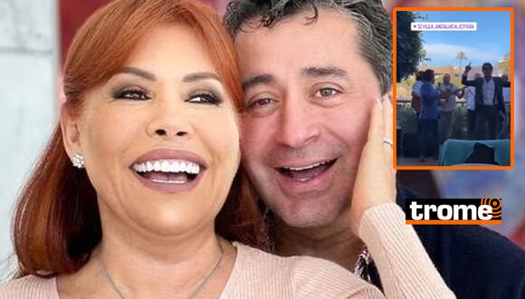 TROME - Magaly celebró el cumpleaños 51 años de su esposo en España: Antonio Pavón y su novia los acompañaron en Sevilla