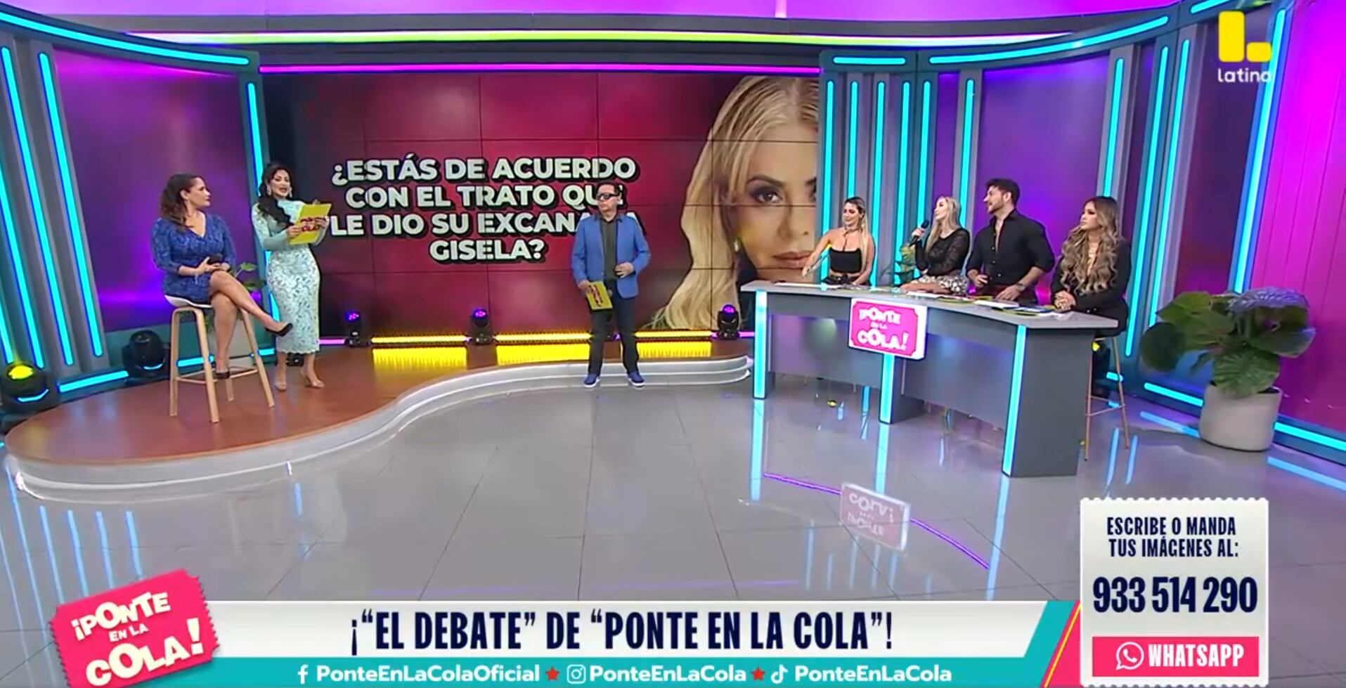 Invitados fueron consultados por la polémica de hace unos días. (Fuente: Latina)