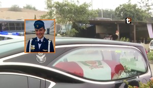 Último adiós a la alférez FAP Ashley Vargas: Entierran en estricto privado a la joven piloto