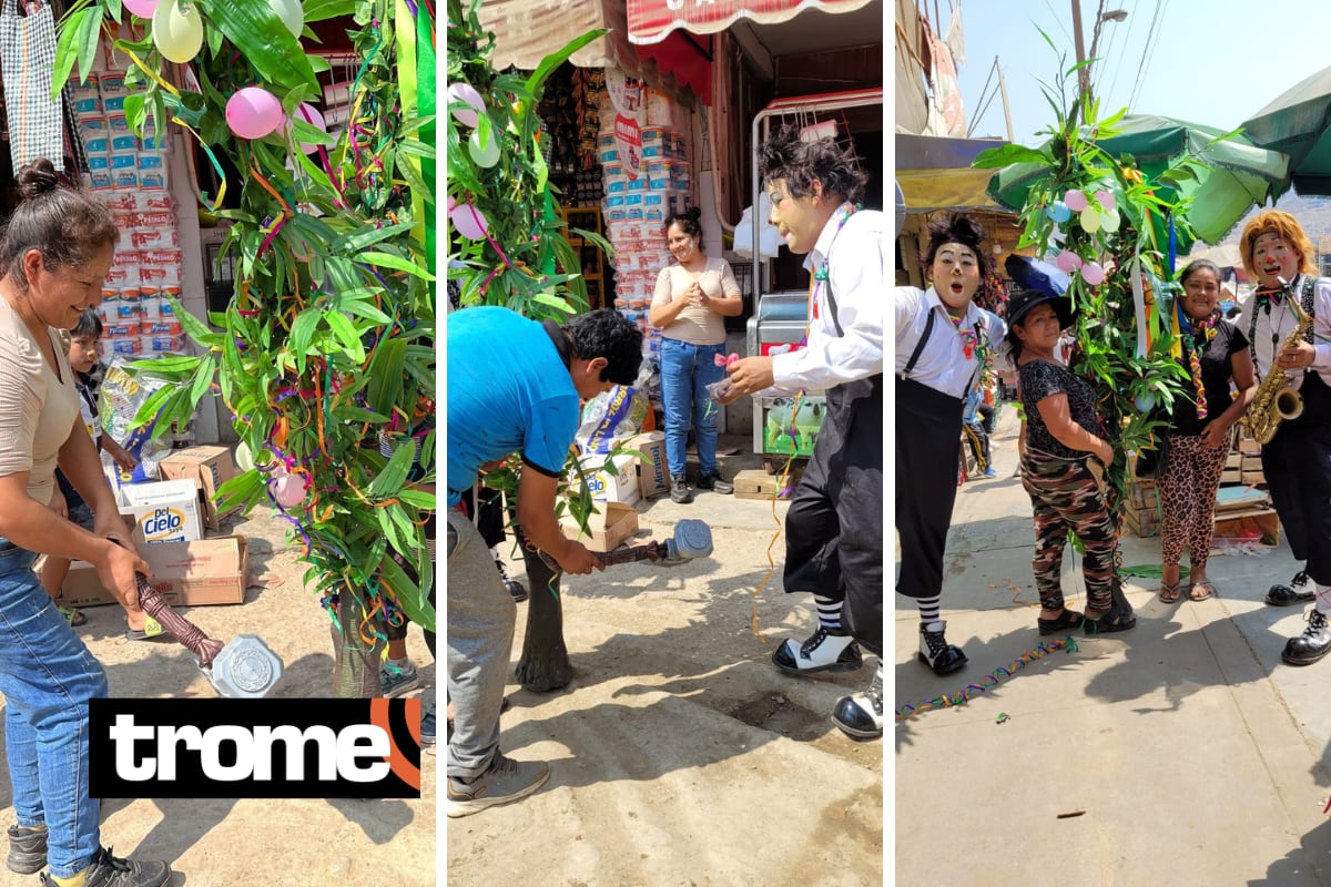 Payasito 'Chapita' realiza shows con yunza y toro loco en diferentes eventos