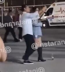 Esposo de Sara Manrique con otra mujer