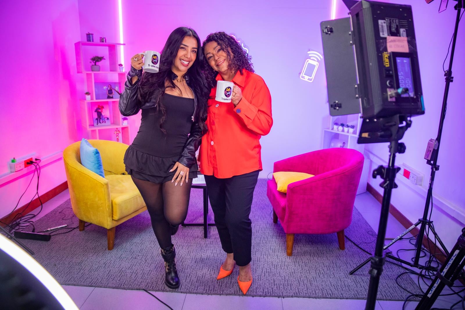 Kate Candela en el Café con la Chevez. Foto: Giancarlo Ávila /@photo.gec