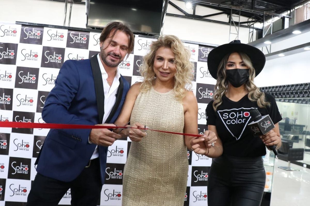 Cristian Zuárez y Adriana Amiel (Foto: Cortesía 'Soho' color)