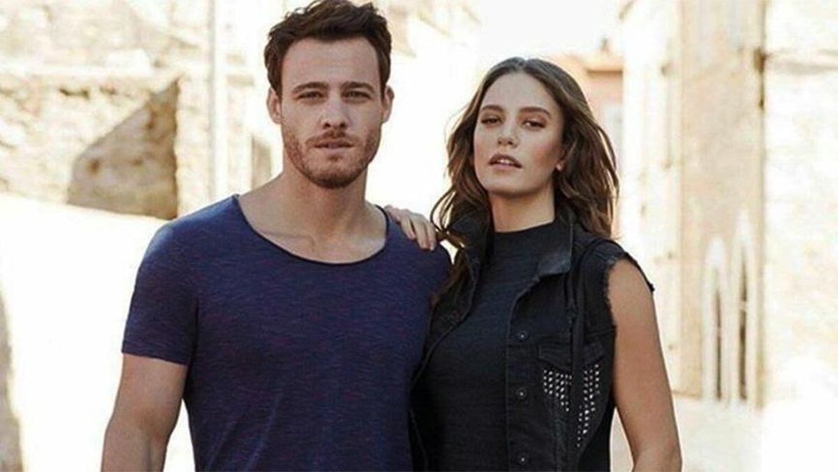 Serenay Sarıkaya y Kerem Bürsin cuando eran pareja.