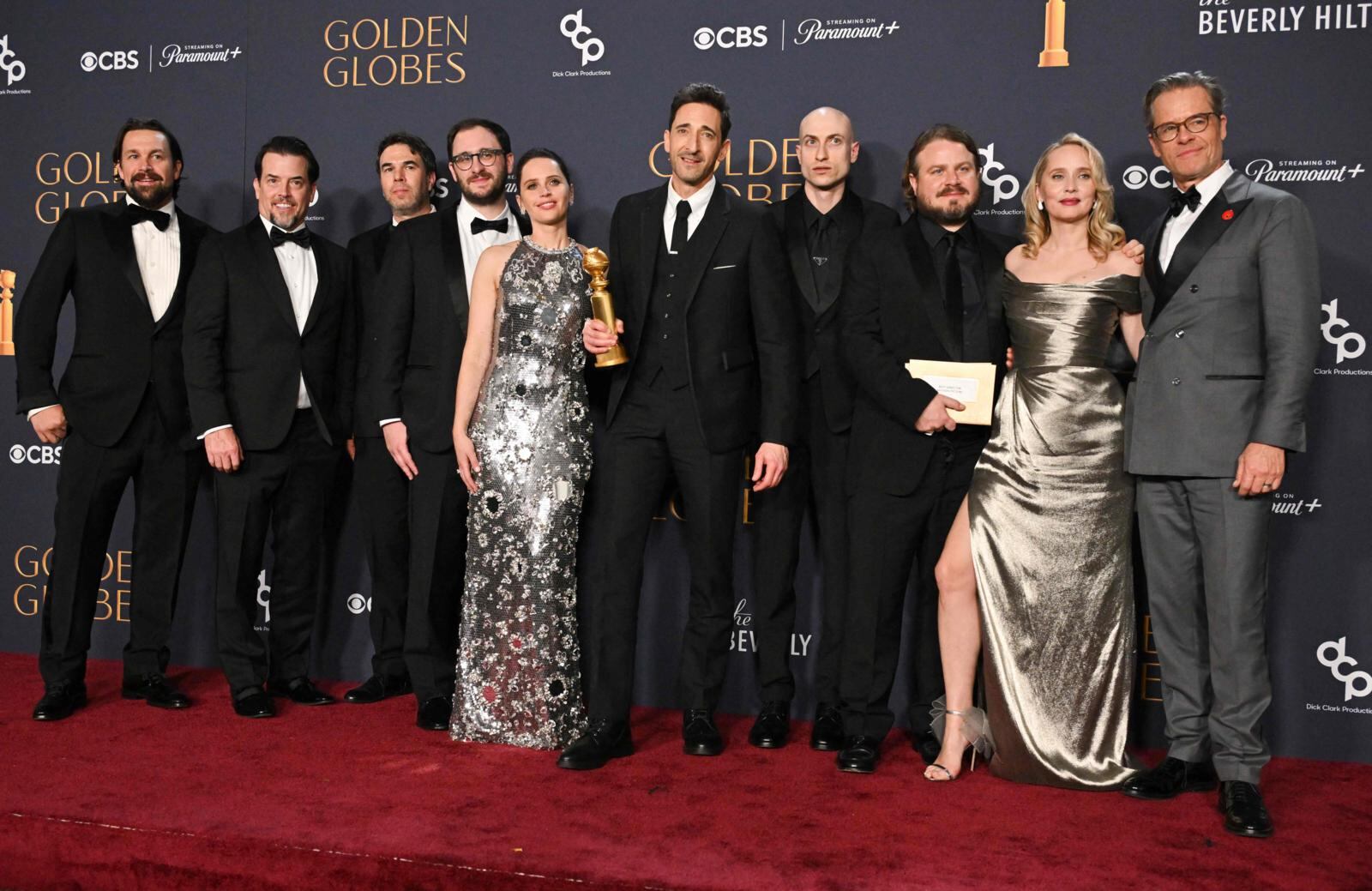 La favorita The Brutalist se llevó tres Globos de Oro 2025 (agencias)