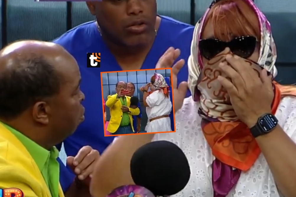 El personaje de 'Mascaly' no faltó en el estreno de 'JB Noticias' por Panamericana Televisión.