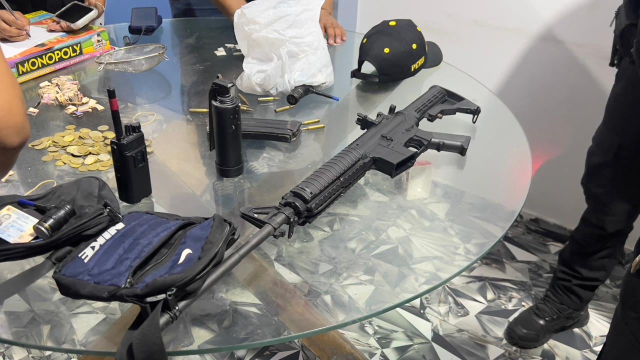 El fusil estaba en perfecto estado para su uso, según la Policía.