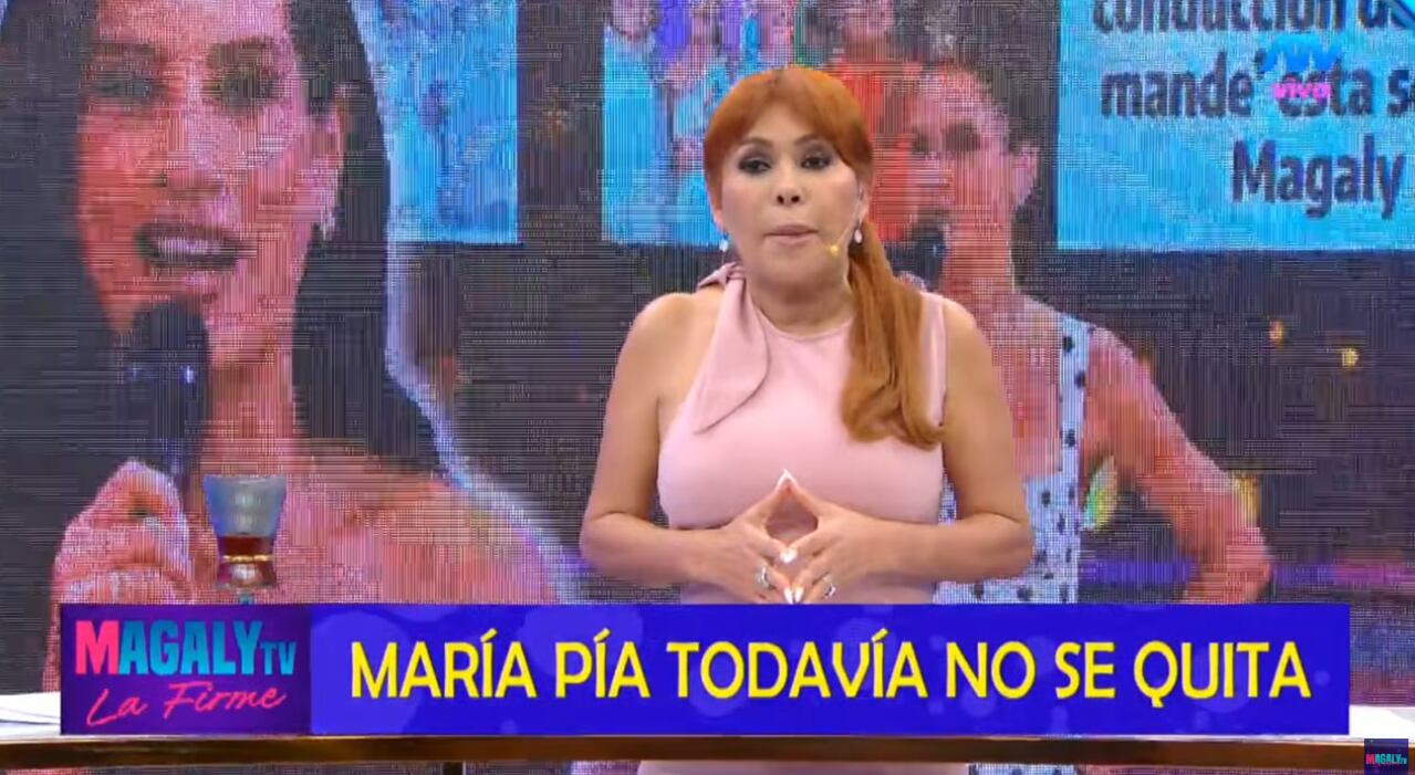 Magaly Medina explica por qué María Pía no se fue de MQM.