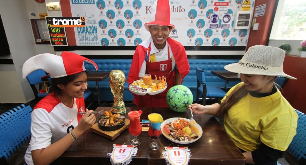 Restaurantes presentan deliciosos potajes para disfrutar por el partido Perú vs Colombia, (Trome / Alan Ramírez)
