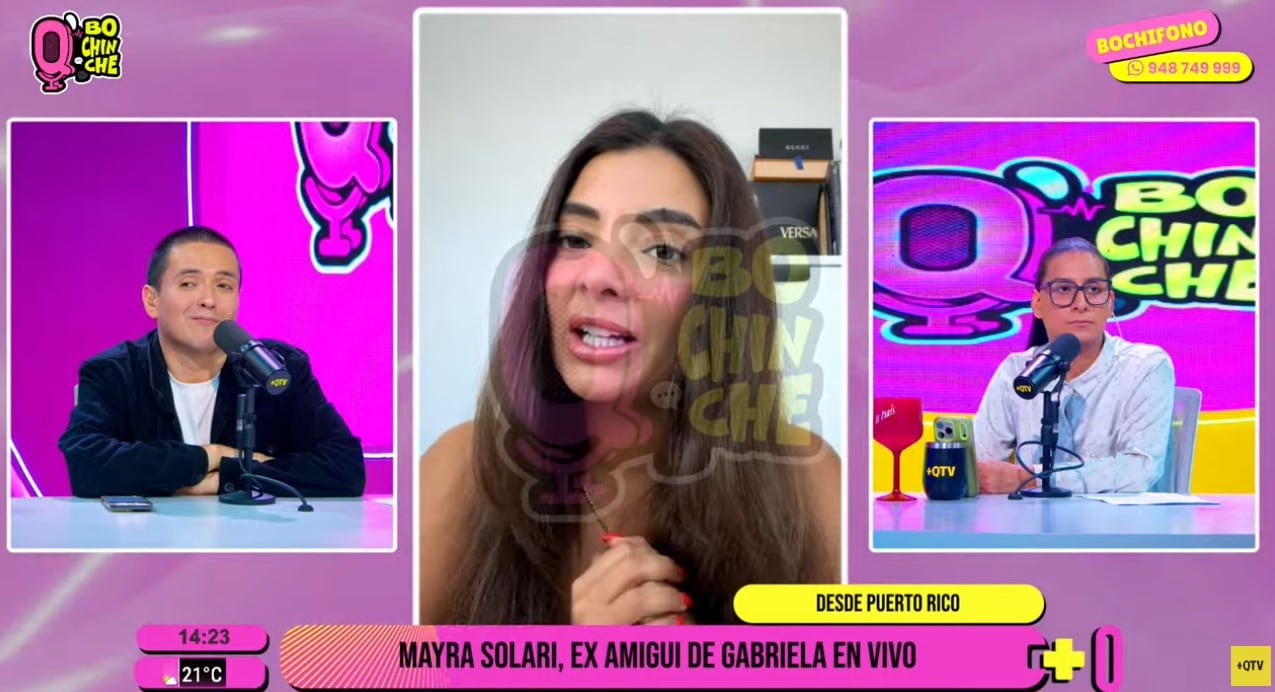 Mayra Solari en 'Q´Bochinche'.
