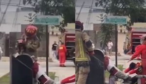 Bellavista: Rescatan a reciclador informal que quedó atorado en contenedor de basura por casi una hora |VIDEO