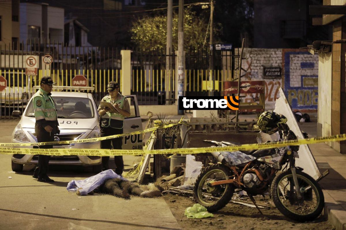 Motociclista muere tras estrellarse contra muro por manejar a excesiva velocidad en SMP. (Foto: Joel Alonzo/@photo.gec)