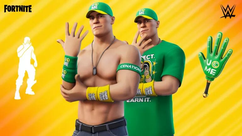 John Cena en Fortnite.