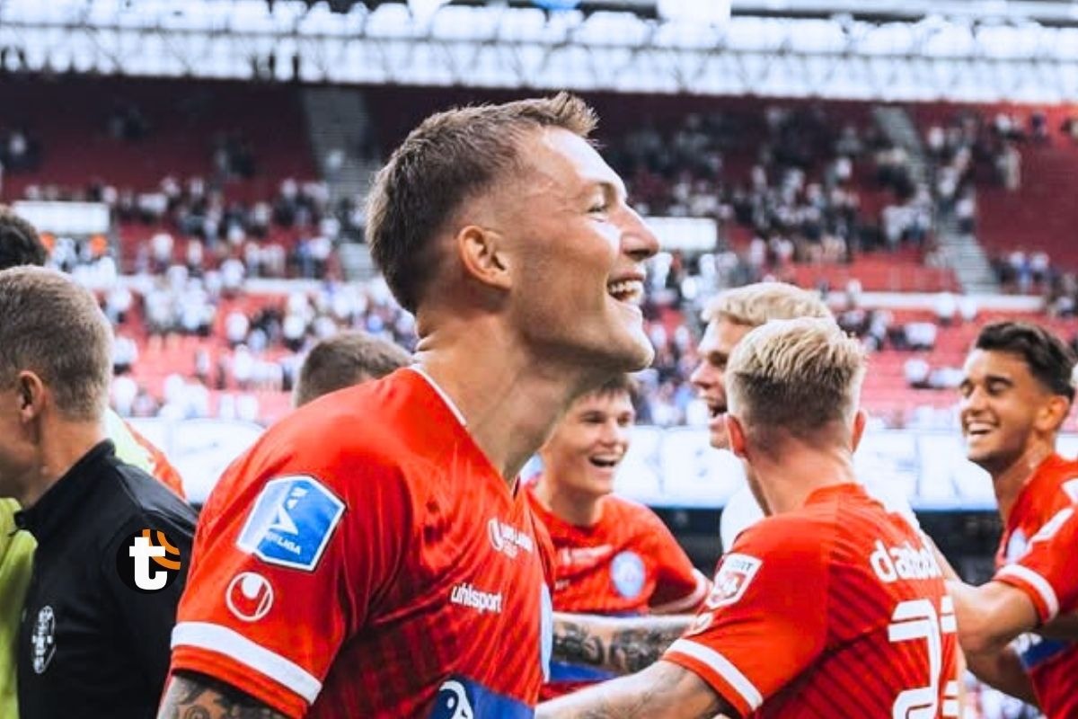 Oliver Sonne festeja gol de Silkeborg IF (Foto: @oliiversonne)