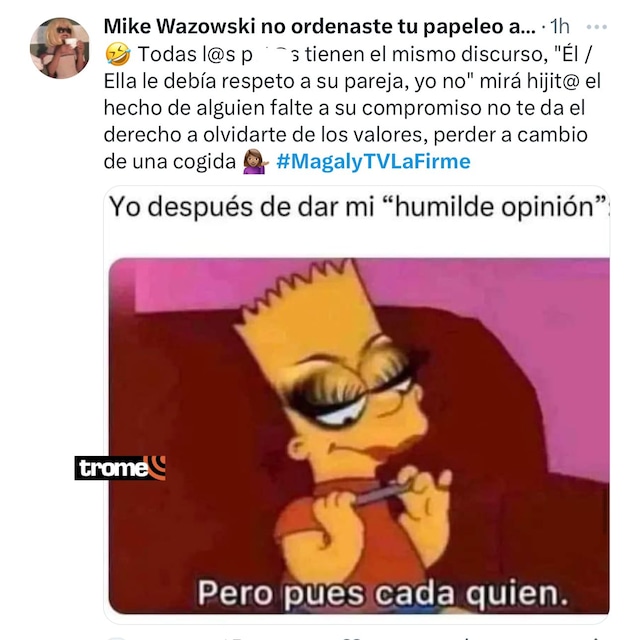 Paolo Hurtando en entrevista con Magaly Medina sobre Jossmery Toledo